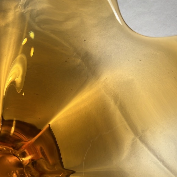 Auburn glass bowl, 10 inches round - Picture 4 of 5